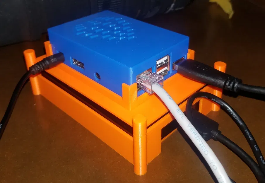 Vỏ NAS / Máy chủ Media Plex cho Rock64 & Ổ cứng Seagate 5T - Image 1