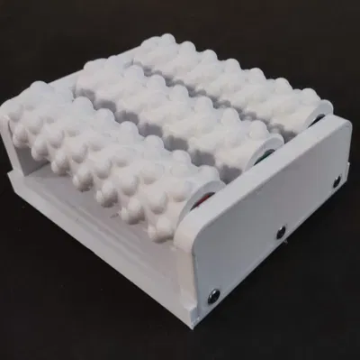 Máy massage chân 3 con lăn