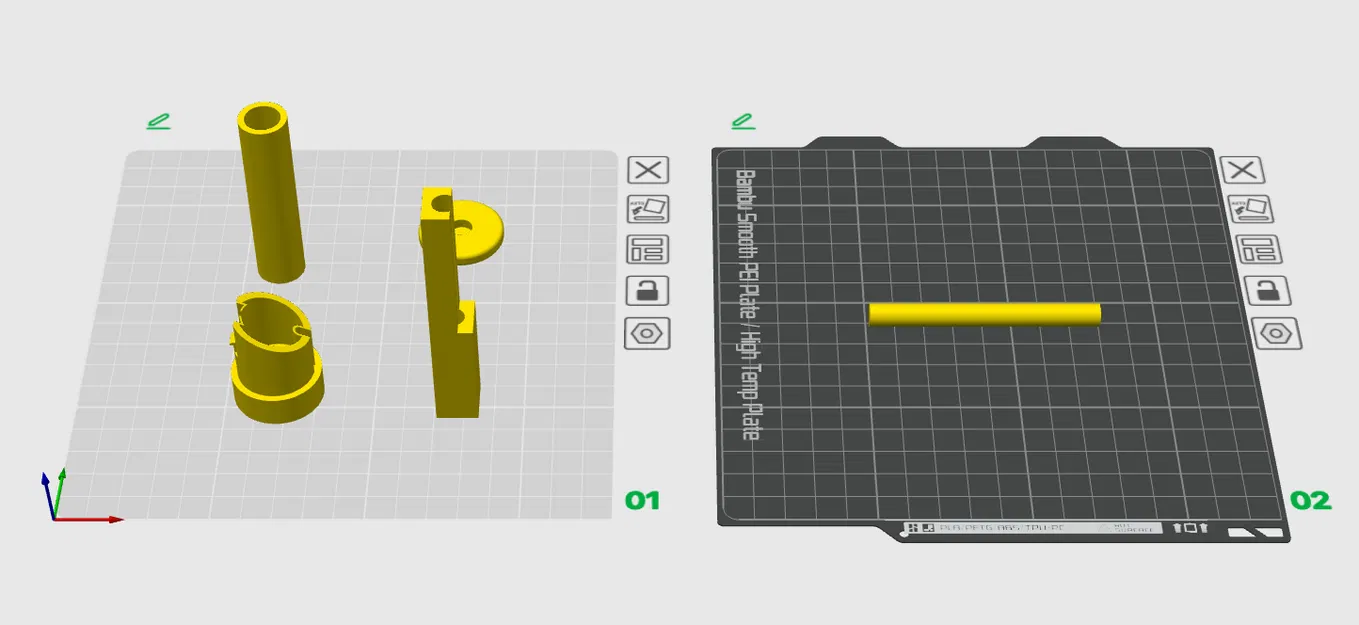 FRESH - Trục đỡ cuộn giảm ma sát cho BL Mini A1 - Image 4
