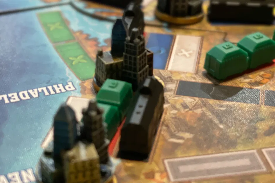 Mô hình Thành phố Lớn cho Ticket to Ride Legacy - Image 1