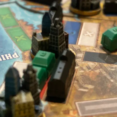 Mô hình Thành phố Lớn cho Ticket to Ride Legacy