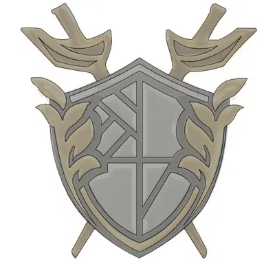 Huy Hiệu Nisha Society - Mô Hình In 3D