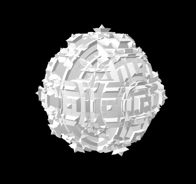 Mô hình 3D Koch Fractal - Image 1