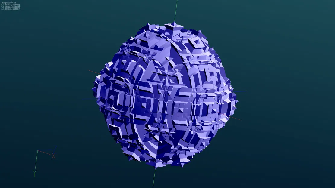 Mô hình 3D Koch Fractal - Image 2