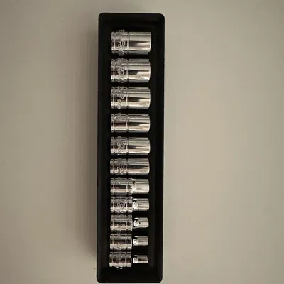 Khay Đựng Tuýp Mét Power Torque 1/4" Theo Chuẩn Gridfinity