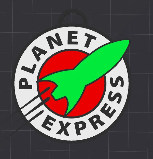 Móc Khóa Logo Planet Express - Image 1