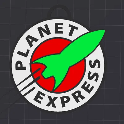 Móc Khóa Logo Planet Express
