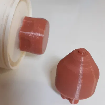 Đầu Phun Keo Silicone, Vệ Sinh & Nắp Có File FreeCAD (RT)