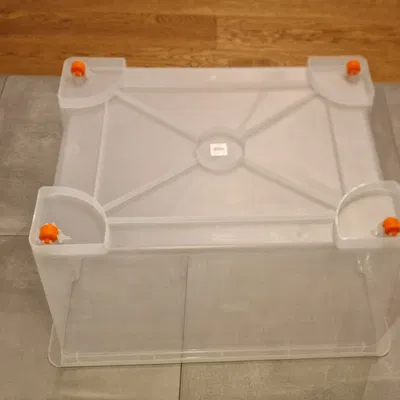 Bánh xe thay thế đơn giản cho Hộp Rotho Clear (Bauhaus)