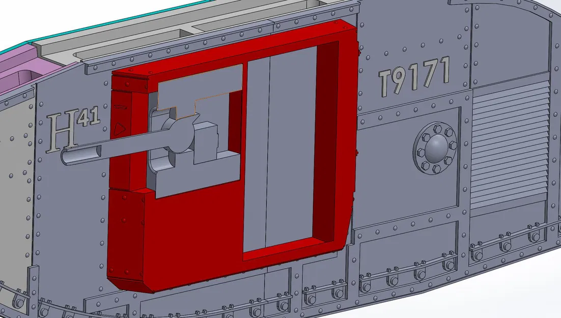 Mô Hình Xe Tăng Mark V Chi Tiết - Image 16