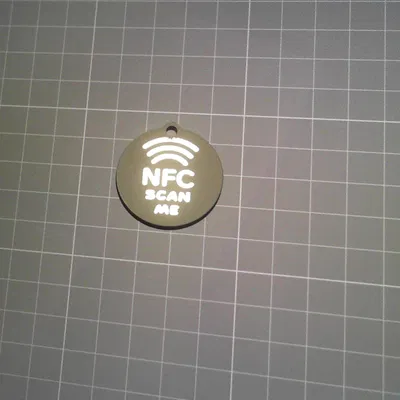 Thẻ Tên Chó + Chip NFC