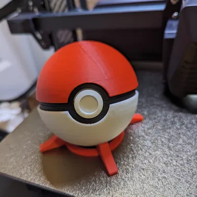 Vỏ đựng băng game Switch hình Pokeball có khe cắm Tile Sticker