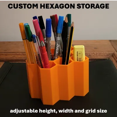 Hộp Lưu Trữ Hình Lục Giác Tùy Chỉnh