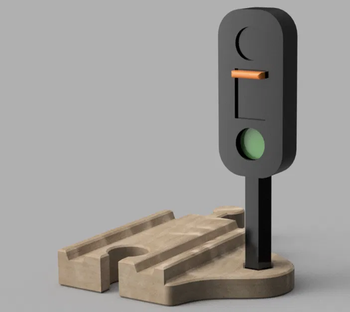 Đèn Giao Thông Xe Lửa Bằng Gỗ cho IKEA LILLABO, Brio và các loại khác. - Image 1