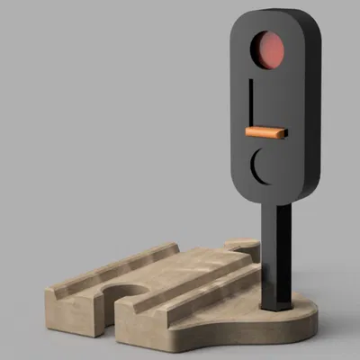 Đèn Giao Thông Xe Lửa Bằng Gỗ cho IKEA LILLABO, Brio và các loại khác.