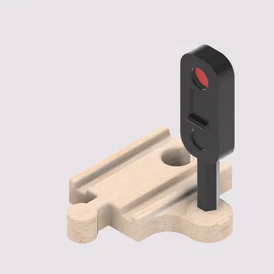 Đèn tín hiệu tàu gỗ cải tiến cho IKEA/Brio