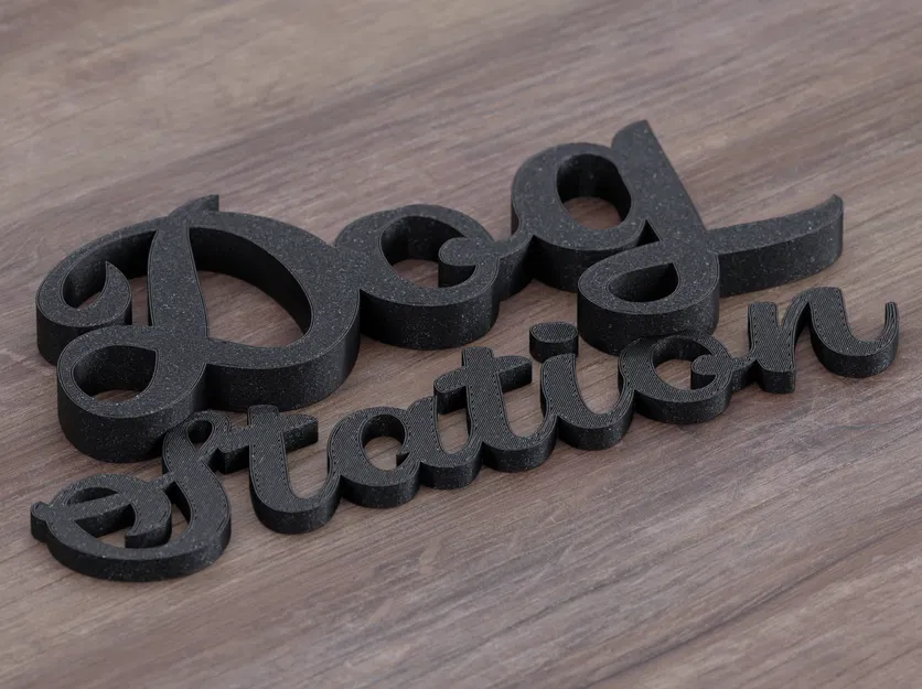 Bảng Hiệu "Dog Station" Treo Tường Để Đồ Cho Chó - Image 1