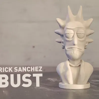 Rick và Morty - Rick Sanchez - Tượng Bán Thân