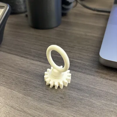 Nhẫn Fidget - Bánh Răng In Liền Với Ốc Vít