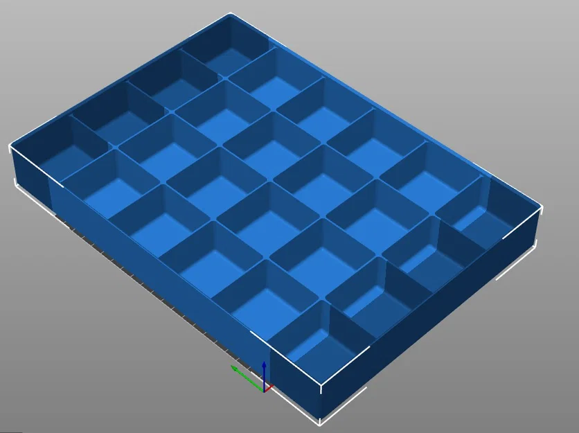 Khay 5x7 Gridfinity có ngăn 4x6 đựng đồ - Image 1