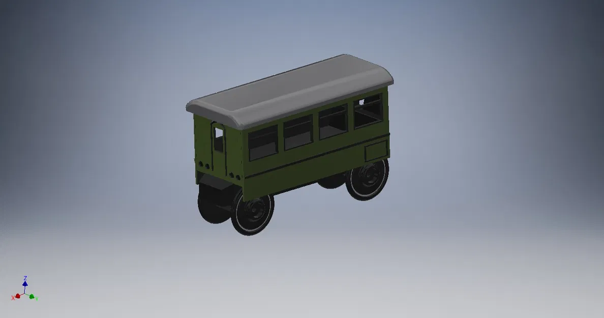 Mô hình Wagon Đường Ray Bằng Gỗ Cá Nhân - Image 1