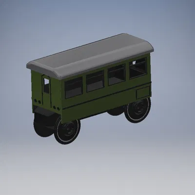 Mô hình Wagon Đường Ray Bằng Gỗ Cá Nhân