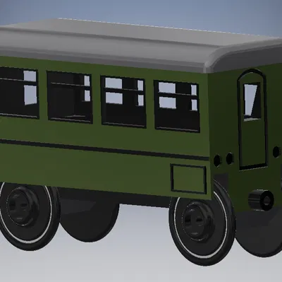 Mô hình Wagon Đường Ray Bằng Gỗ Cá Nhân