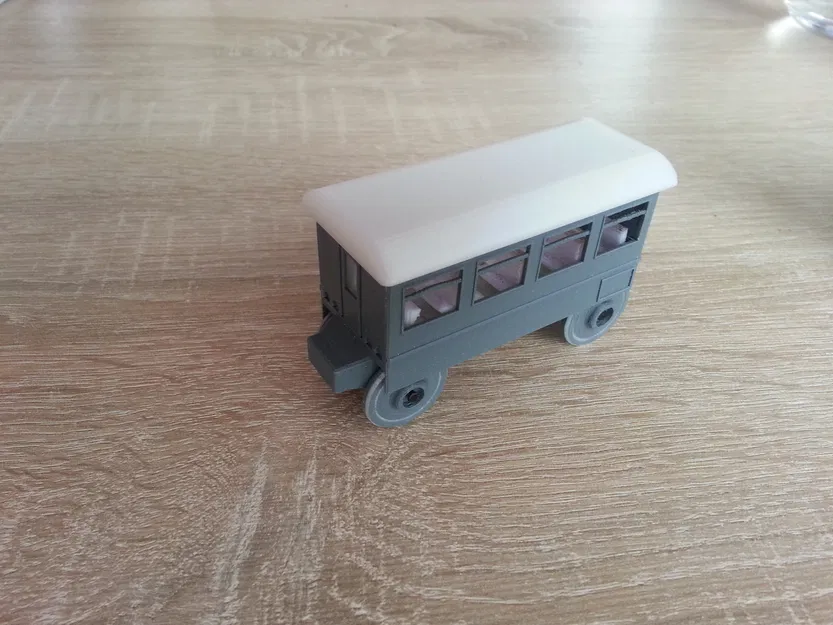 Mô hình Wagon Đường Ray Bằng Gỗ Cá Nhân - Image 4