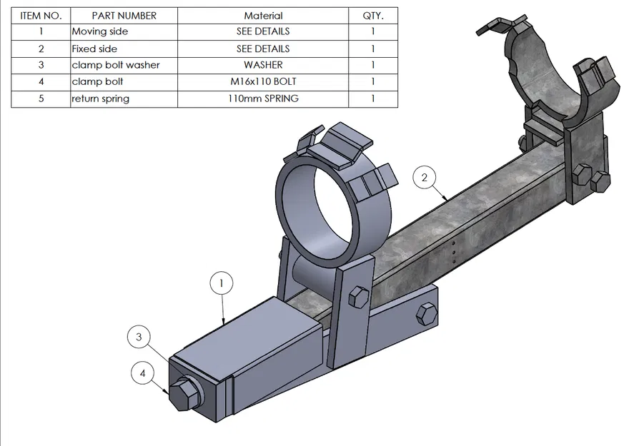 Công cụ Nén Lò Xo Sau Peugeot 305 / Citroen C15 - Image 1