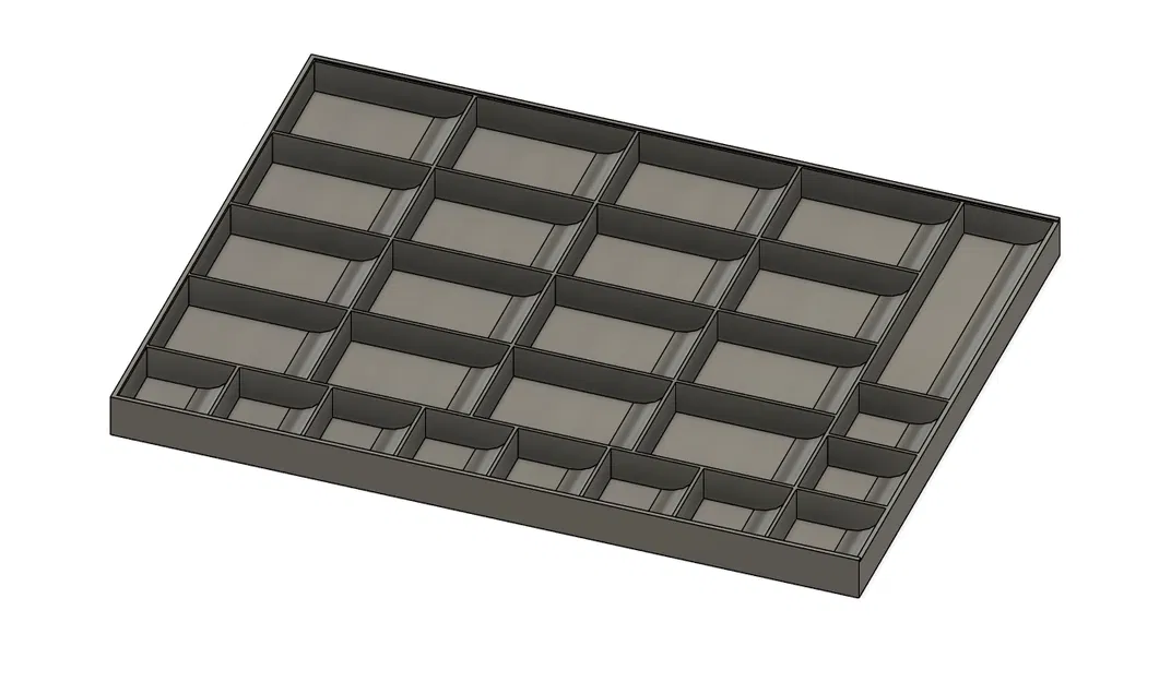 Tray Đếm Vít với Nắp Đi Tới - Image 1