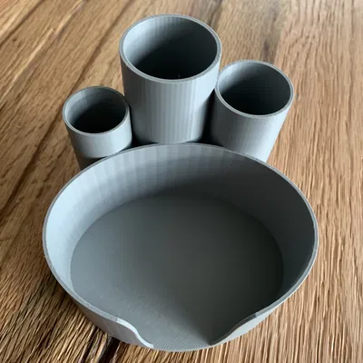 Tạm giữ miếng bông cotton và ống