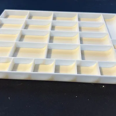 Tray Đếm Vít với Nắp Đi Tới