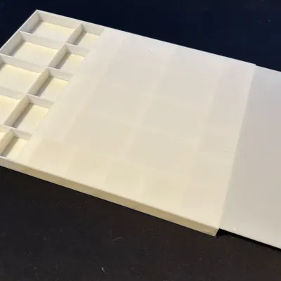 Tray Đếm Vít với Nắp Đi Tới