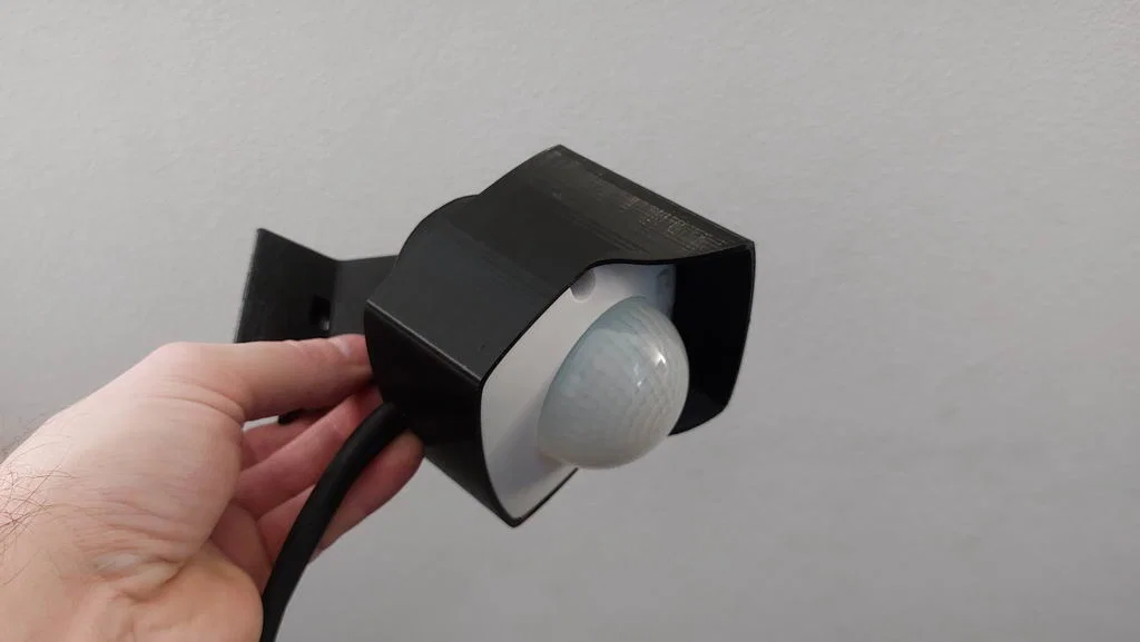 Vỏ che ngoài trời + giá đỡ cột cho cảm biến PIR Hutermann Tondo (45 độ) - Image 4