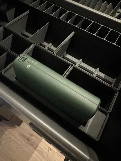 Hộp Gridfinity (1x4) cho pin sạc dự phòng Realpower PB-20000 PD+ - Image 1