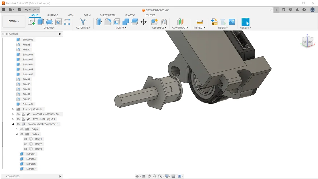 Giá đỡ Cảm biến REV Lỗ xuyên - Image 11