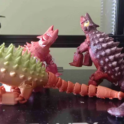 Khủng Long Đồ Chơi Ankylosaurus In Rời