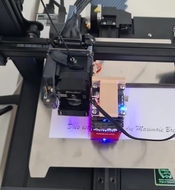 Gắn Laser Cho Ender 3 S1 Không Cần Tháo Extruder - Image 1