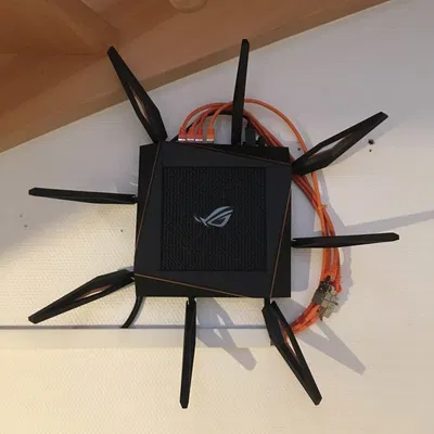 Khuôn Mẫu Giá Treo Tường Trần ASUS Router GT-AX11000 RT-AC5300 GT-AC5300