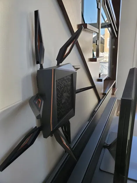 Khuôn Mẫu Giá Treo Tường Trần ASUS Router GT-AX11000 RT-AC5300 GT-AC5300 - Image 2