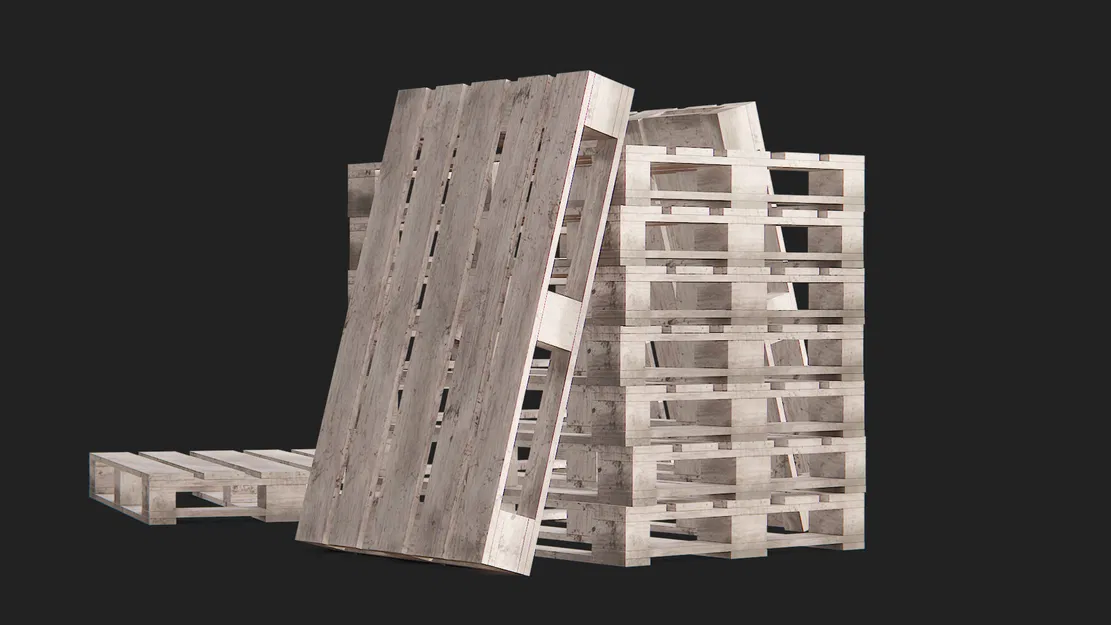 Mô Hình Pallet Gỗ - Image 6