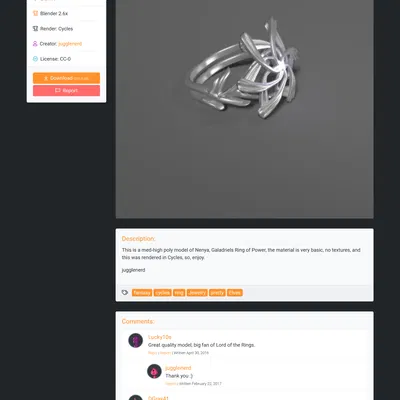 Nhẫn Nenya, Chiếc Nhẫn Sức Mạnh của Galadriel (Chúa tể những chiếc nhẫn)