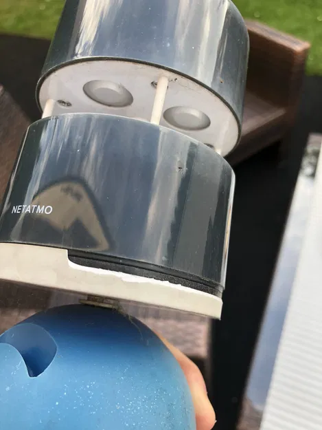 Giá đỡ máy đo gió Netatmo cho nắp đỉnh cột cờ - Image 2