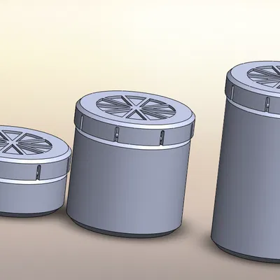 Hũ Tròn Có Nắp Đậy Khít