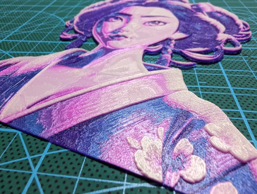 HueForge - Geisha, Phong Cách Disney Hiện Đại (Nghệ Thuật AI) - Image 1