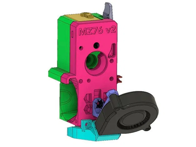 Vỏ quạt Bondtech BMG Prusa MK3S/MK2.5S v2 FDM in được + RHD ver.C - Image 1