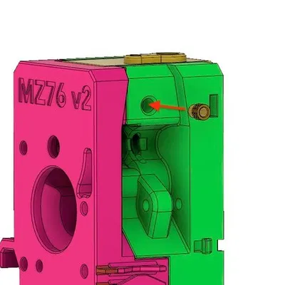 Vỏ quạt Bondtech BMG Prusa MK3S/MK2.5S v2 FDM in được + RHD ver.C