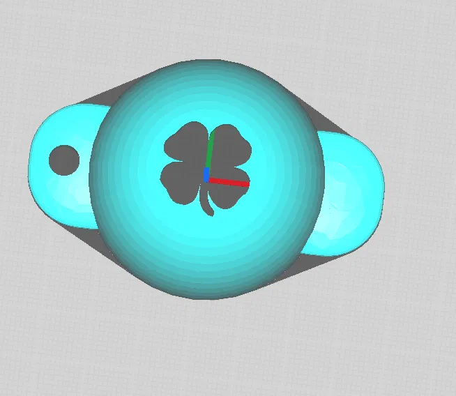 Khuôn Vẽ Dập Lỗ Dập Lỗ Bóng Golf Hình Cỏ 4 Lá Shamrock - Image 2