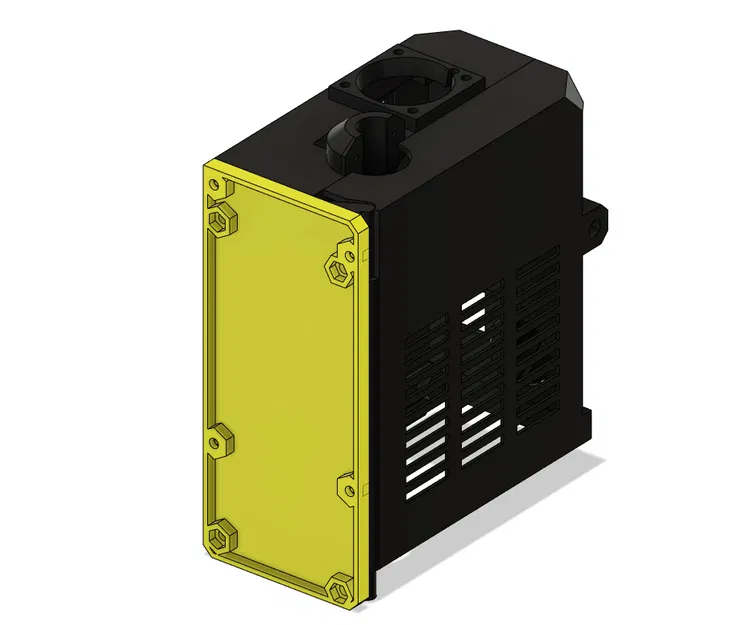 Tấm gắn hộp điện tử Prusa MK3 vào khung RAMPS - Image 1