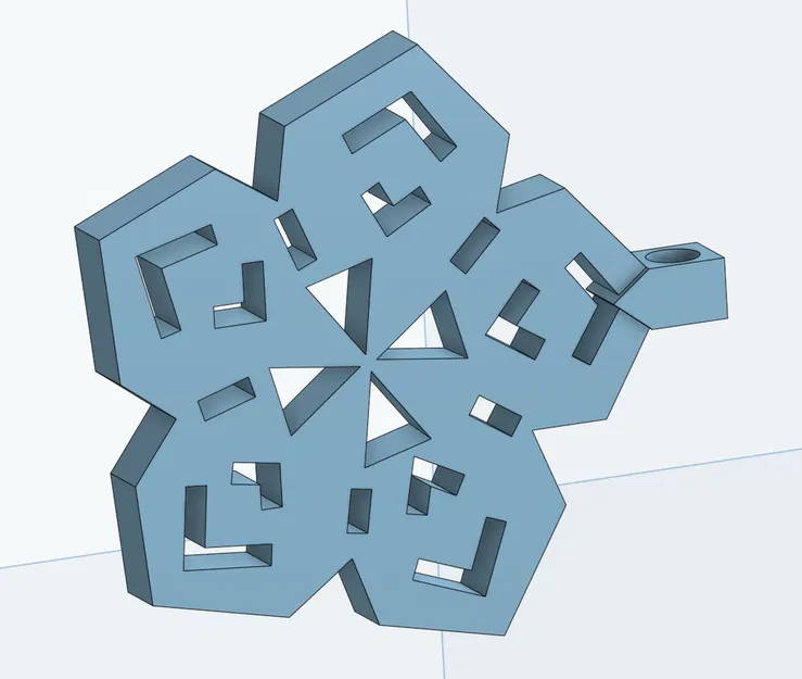 Mặt dây chuyền và đồ trang trí hình bông tuyết - Image 2